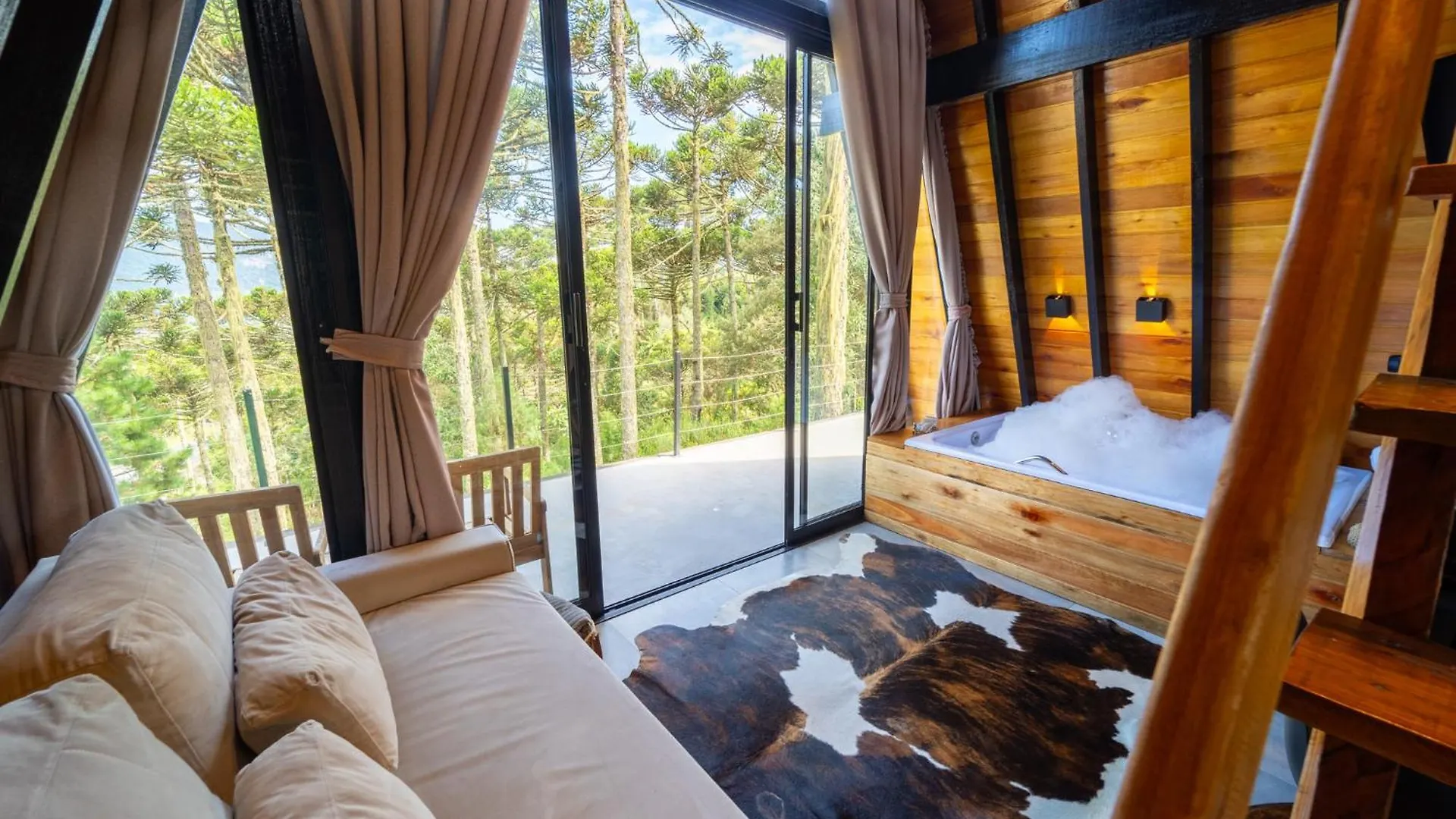 Chalet Chale Romantico E Aconchegante Com Hidro - Urubici Aguas Brancas Brazil